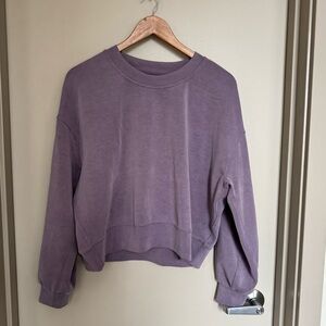 Lululemon Softstreme Perfectly Oversized Cropped Crew Neck